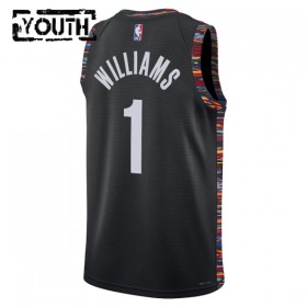 Maillot Basket Enfant Brooklyn Nets Ziaire Williams 2025-26 Nike City Edition Noir Swingman